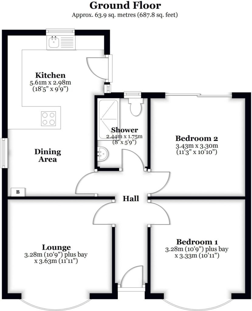 Chapel Lane, Middleton-By-Wirksworth – floorplan