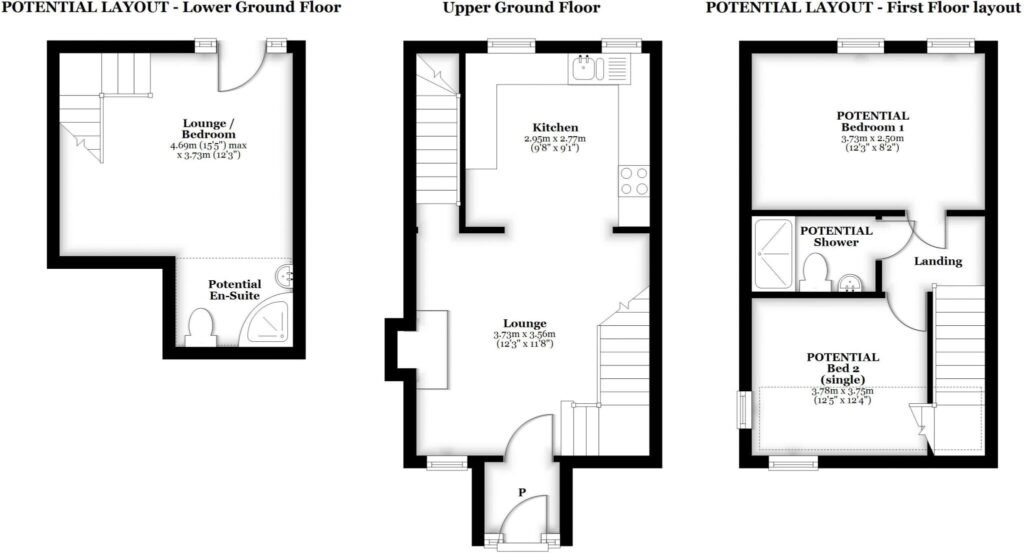Market Place, Hawes, Yorkshire Dales – floorplan