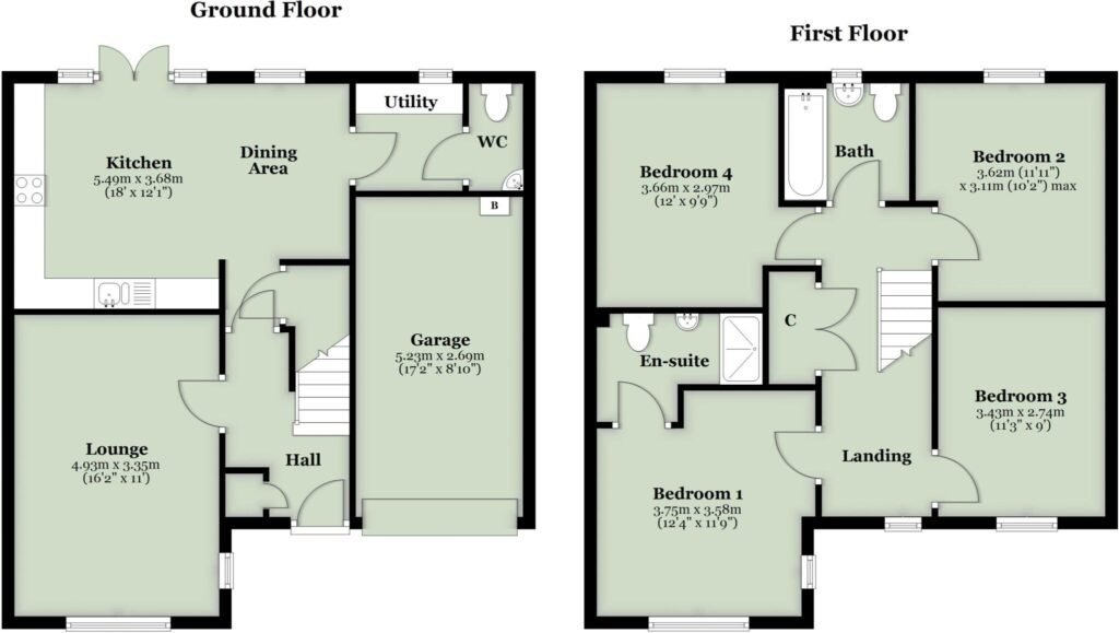 Paddock Rise, East Ardsley – floorplan